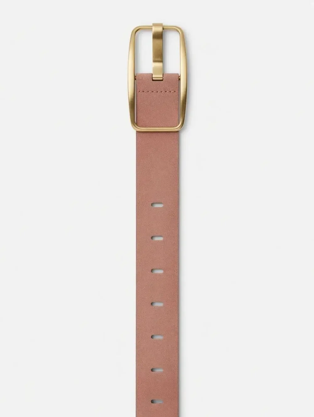 Time and Tru Blush Suede Belt – Size 3X – Brand New with Tags!